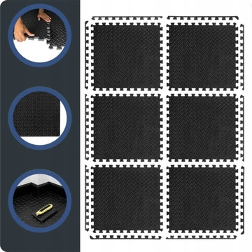 КОВР ПАЗЗЛ НАПОЛЬНЫЙ ДЛЯ ТРЕНАЖЕРОВ ТРЕНАЖЕРА, ТОЛСТАЯ РЕЗИНА