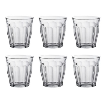 ZESTAW 6 PRZEZROCZYSTYCH SZKLANEK PICARDE 310ml