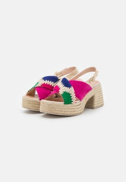 Espadryle kolorowego zamszu Gaimo 36