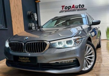 BMW Seria 5 F10-F11 Touring Facelifting 520d 190KM 2017 BMW Seria 5 2.0D 190KM navi gwarancja LED AUTOMAT bezwypadkowy