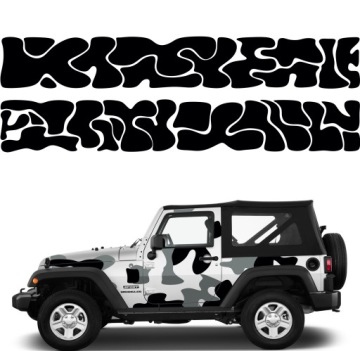 Samolepky Na Auto Camo Maskáčový Kamufláž 45x600 cm