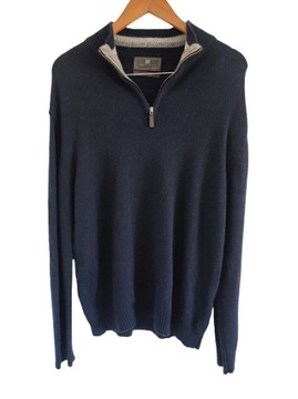 L/XL MARKS&SPENCER sweter wełniany wełna owcza golf lambswool M&S regular