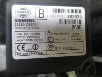 NISSAN TERRANO II FACELIFT 03R SLOUPEC VOLANT 28590C9902 2671032209