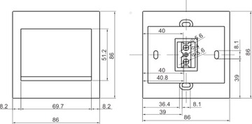 Кнопка выхода VIDOS OP07