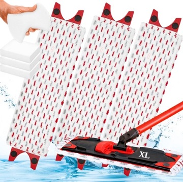 3X WKŁAD KOŃCÓWKA DO MOPA VILEDA ULTRAMAX XL 42 CM