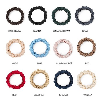 Шелковый ободок для волос, набор из 2 резинок для волос S&L из 100% шелка SilkLove