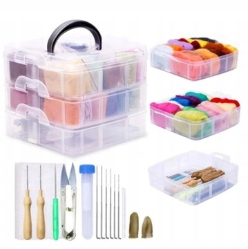 Needle Felting Starter Kit (24 colors / 5g)
