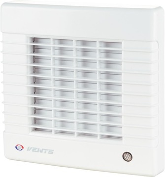 WENTYLATOR ŚCIENNY Z AUTOMATYCZNĄ ŻALUZJĄ VENTS 100 TIMER KRÓTKI KRÓCIEC