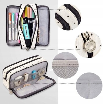 ШКОЛЬНЫЙ ПЕНАЛ, ТРЁХОТДЕЛЕННЫЙ НАБОР JUNIOR