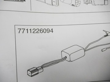 Интерфейс радиоуправления Sony Renault 7711226094