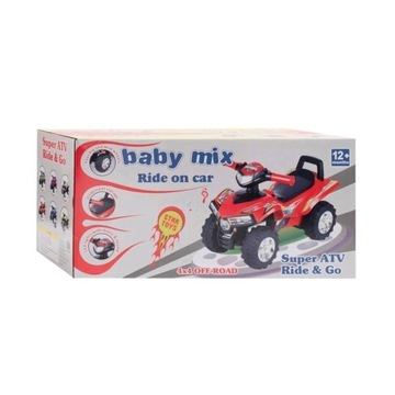 DZIECIĘCY JEŹDZIK Z DŹWIĘKIEM QUAD BABY MIX NIEBIESKI