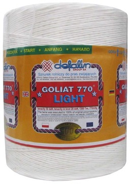 SZNUREK ROLNICZY GOLIAT LIGHT 770 3000m 3km Prasa