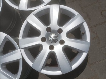 2× DISK HLINÍK VOLKSWAGEN OE 7P6601025 7.5" X 17" 5X130 ET 50