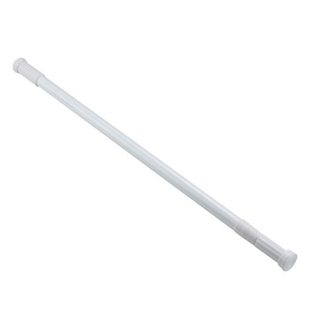 DRĄŻEK NA UBRANIA ROZSUWANY KARNISZ 70-120CM ŚR. 20mm BIAŁY