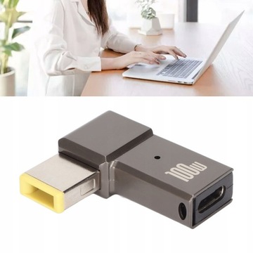 АДАПТЕР USB C НА ТОНКИЙ НАКОНЕЧНИК 100 Вт, 5 А, НОУТБУК USB C