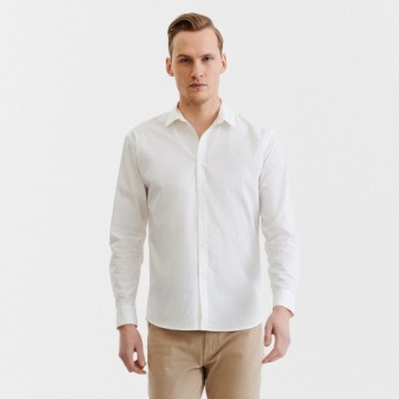 Biała koszula męska prosta Pako Lorente roz. 3XL