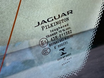 JAGUAR F-PACE X761 SKLO (OKNO) KAROSERIE ZADNÍ PRAVÁ