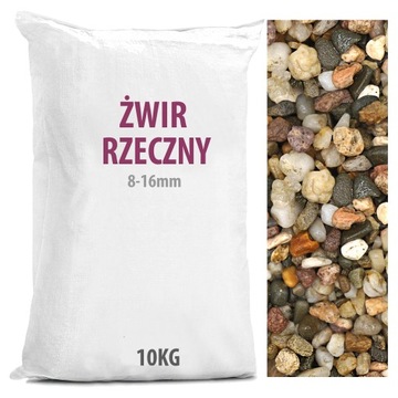 Żwir Rzeczny Żwirek Ogrodowy Kamyczki Ogród 10KG