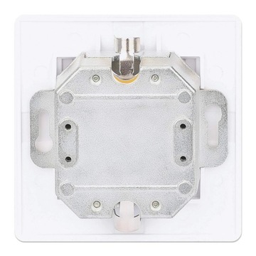 Intellinet 771900 Розетка питания 2 x RJ-45 Белый