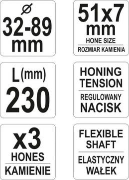 Хонинговальный станок YATO для хонингования цилиндров 32-89мм.