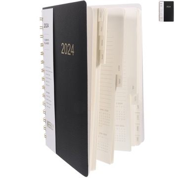 Planowanie harmonogramu Notatnik spiralny Zar