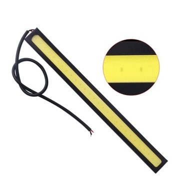 2x ŚWIATŁA DZIENNE DRL LED COB LISTWA TAŚMA PASEK TAŚMA 3M 8W 2x 14cm