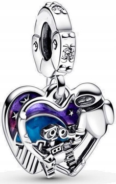 Charms na Pandora Disney Wall-E i Eve Srebro 925