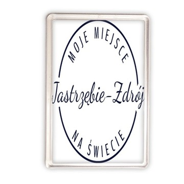 magnes akrylowy b Moje Miasto Jastrzębie-Zdrój