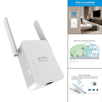 Wzmacniacz sygnału WiFi Singal Booster 300Mbps