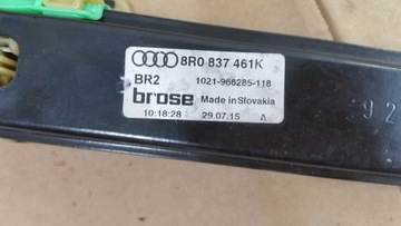 AUDI Q5 8R ZVEDÁK OKNO PŘEDNÍ LEVÝ PRAVÝ 8R0837461K