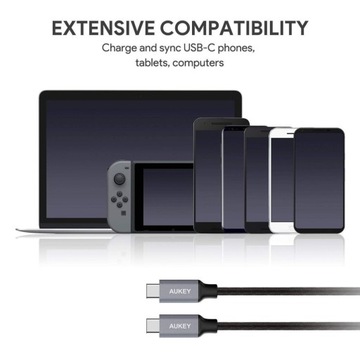 Нейлоновый кабель CB-CD6 для быстрой зарядки USB C — USB ||||