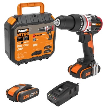 Wkrętarka Worx zasilanie akumulatorowe 20 V WX354