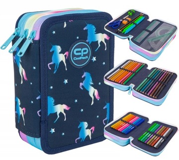 Piórnik trzykomorowy z WYPOSAŻENIEM COOLPACK Jumpe