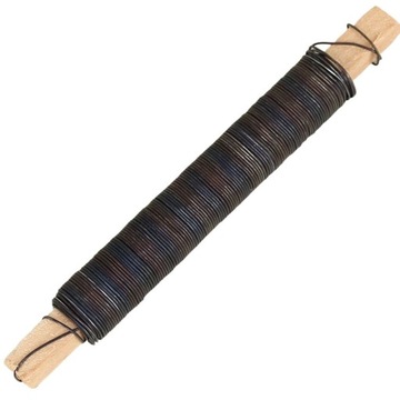 Drut Nawijany 0,6 mm x 44 m 100g Ciemnożarzony