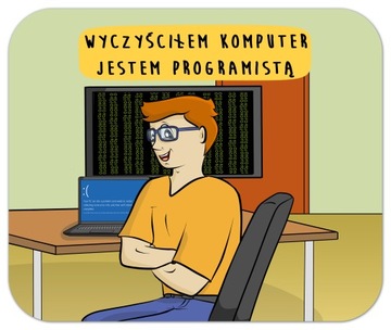 Podkładka pod mysz technik programista informatyk