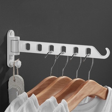 Настенная вращающаяся вешалка для одежды