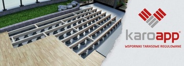 Регулируемая опора Karoapp 28-40мм для досок