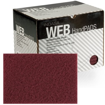 WŁÓKNINA ŚCIERNA ARKUSZ INDASA MIX KOLORÓW 3 SZT