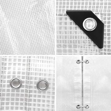 2x3 САДОВАЯ ТЕРРАСА БРЕЗЕНТ, ПРОЗРАЧНЫЙ, АРМИРОВАННЫЙ, 100 г УФ+ ДЛЯ РАСТЕНИЙ
