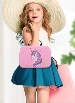 KUFEREK KOSMETYKÓW DO MAKIJAŻU i PAZNOKCI CIENIE MAKIJAŻ DLA DZIEWCZYNKI