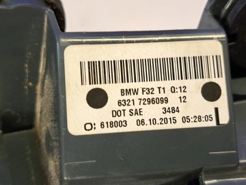 BMW 4 F32 F33 2016 LEVÝ STRANA SVĚTLA ZADNÍ