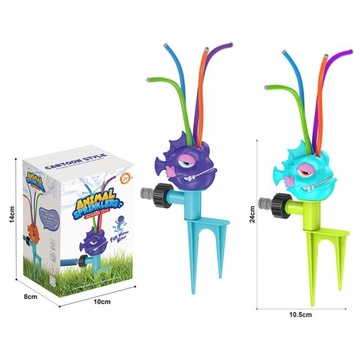 Игрушка-распылитель для детей, движущиеся трубки, вращающаяся игрушка-распылитель.