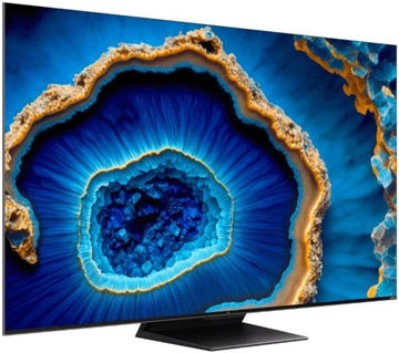 TCL 65C801 LED-телевизор 65 дюймов, 144 Гц, QD-MiniLED 4K UHD GOOGLE TV+рег. кронштейн
