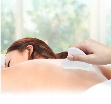 МАССАЖЕР ДЛЯ ЛИЦА ГУА ША КАМЕННАЯ КВАРЦЕВАЯ ПЛАСТИНА