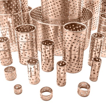 ПОДШИПНИК Скольжения WB802 ВТУЛКА ПЕРФОРИРОВАННАЯ БРОНЗОВАЯ PRM E92 50x55x40