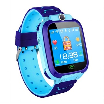 SMARTWATCH ZEGAREK DLA DZIECI Dziecko DLA CHŁOPCA DZIEWCZYNKI GSM Niebieski
