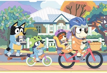 Пазл 60 деталей Веселый Голубой