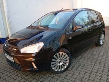 Ford C-MAX I 1.8 Duratec 125KM 2008 Ford C-MAX 1.8 PROSTA benzyna KLIMATRONIK kolor NAVI piekny czarny 1.8, zdjęcie 2