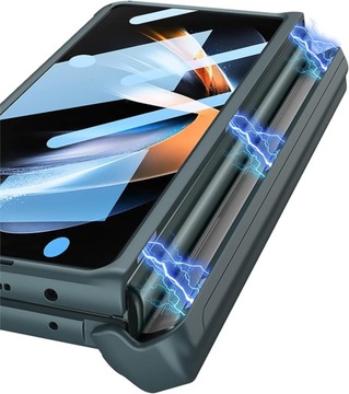 Чехол Hinge Pen Box для телефона Samsung Galaxy Z Fold 4, магнитный