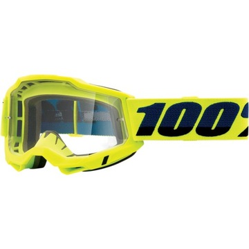 ОЧКИ 100% ACCURI 2 YELLOW FLUO enduro cross mx